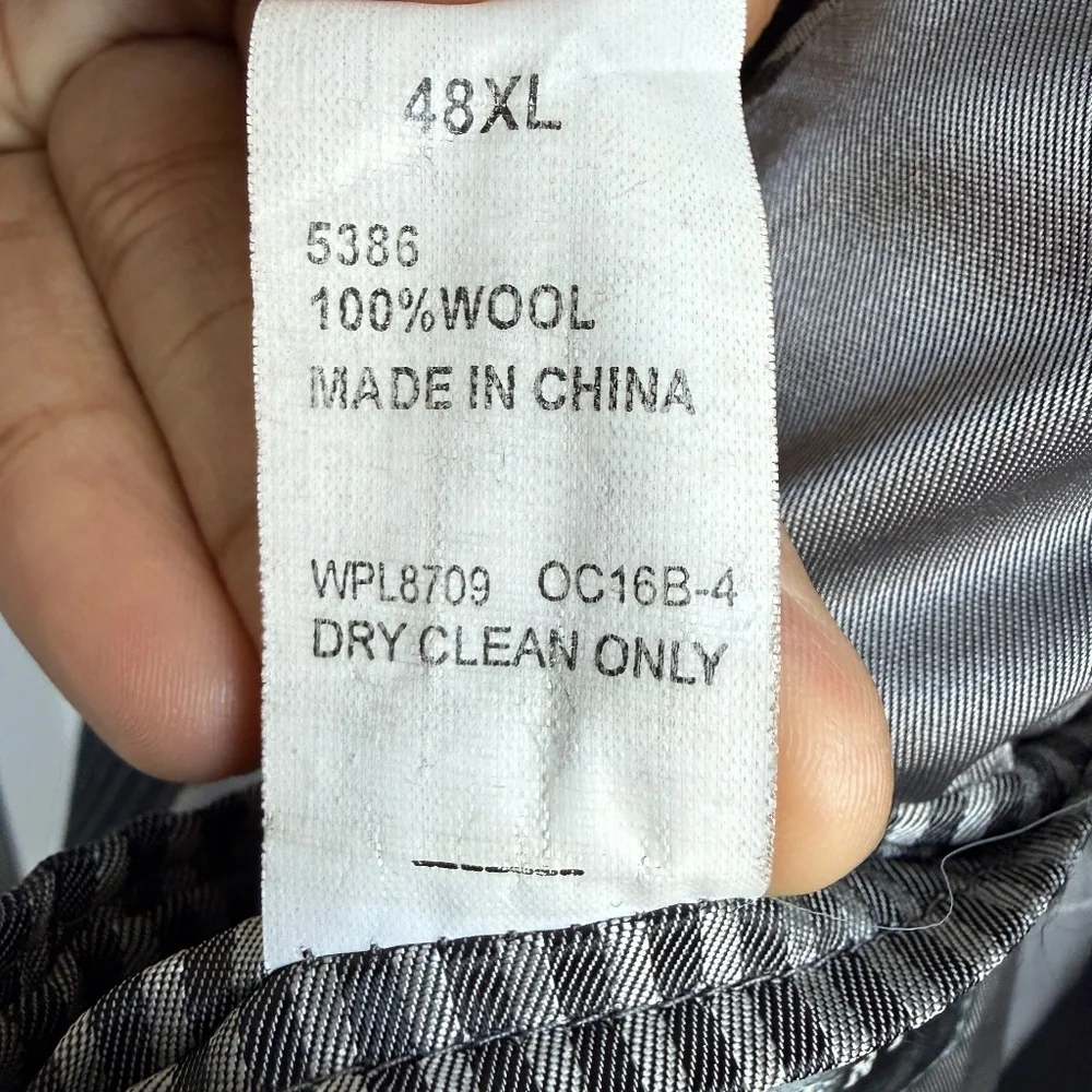 Oscar de la Renta‎ Wool Pinstripe Blazer | Men’s Size 48 | XL